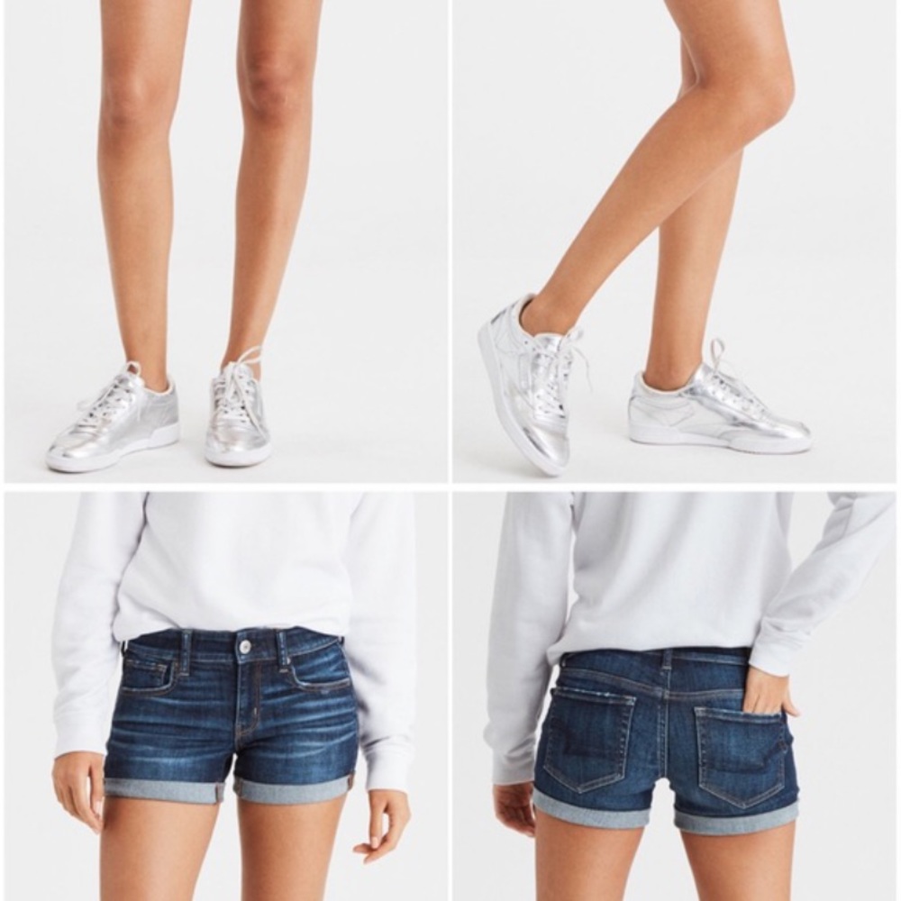 American Eagle super stretch jean shorts